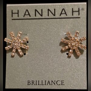 Crystal Starburst Stud Earrings